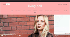 Desktop Screenshot of livingdoll.com.au
